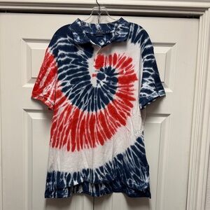 Ralph Lauren Red White & Blue Custom Slim Fit Polo Size XLG